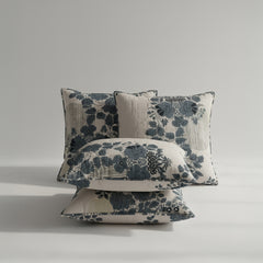 Midnight Fern Cotton Bedsheet Set with Cushion Covers