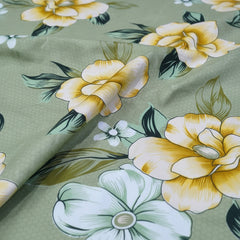 Jivacasa Premium Floral 5pc Double Bed Bedding Set with Designer Cushions