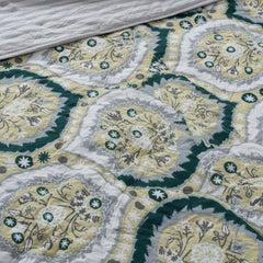 Verdant Medallion Reversible Comforter