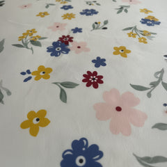 Spring Meadow Cream Cotton Elastic Bedsheet Set