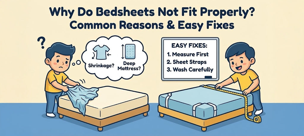 Why Do Bedsheets Not Fit Properly? Common Reasons & Easy Fixes